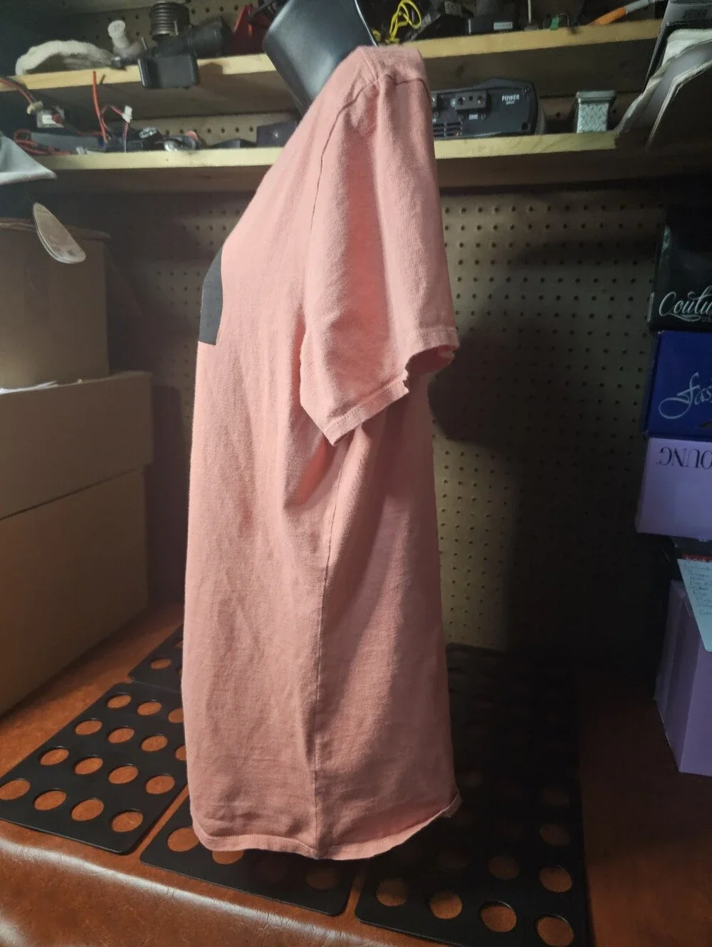 North Face Peach Colored Tshirt  Size XLG - Picture 3 of 5